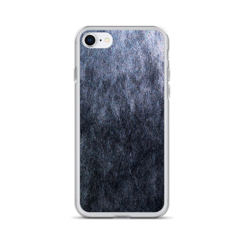 Load image into Gallery viewer, Dark Grey Metal Stone Industrial Style Flexible Clear iPhone Case Bump Resistant Corners CREATIVETECH