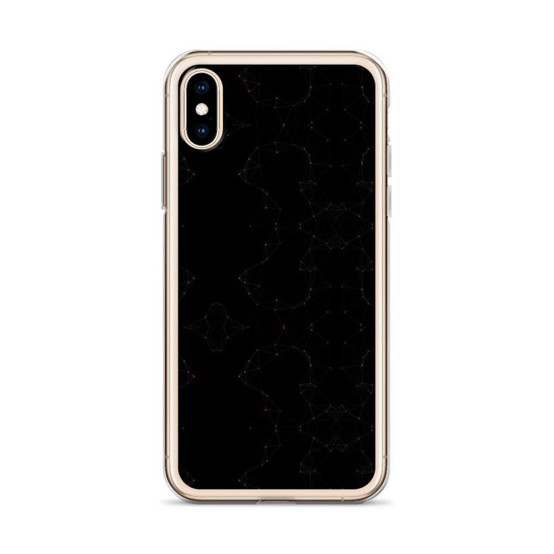 Load image into Gallery viewer, Black Pink Cyber iPhone Case Clear Thin