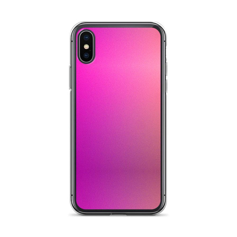 Load image into Gallery viewer, Pink Orange Gradient Colorful Flexible Clear iPhone Case Bump Resistant Corners CREATIVETECH