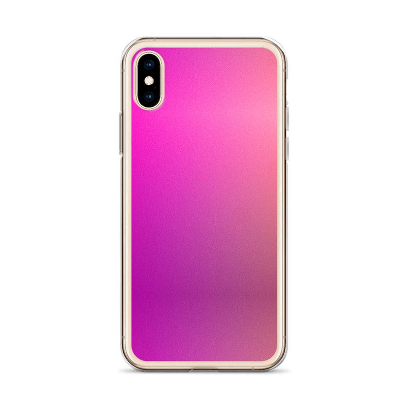 Load image into Gallery viewer, Pink Orange Gradient Colorful Flexible Clear iPhone Case Bump Resistant Corners CREATIVETECH