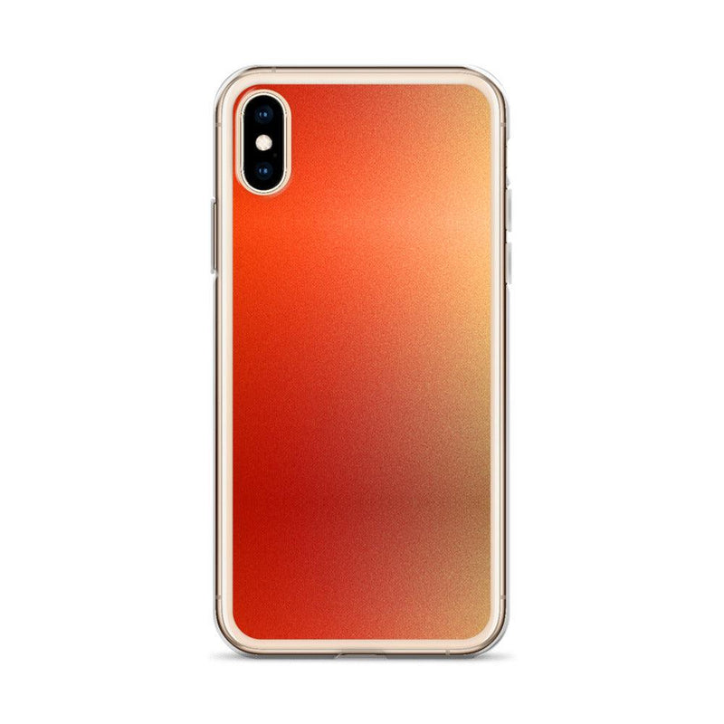 Load image into Gallery viewer, Intensive Orange Red Gradient Colorful Flexible Clear iPhone Case Bump Resistant Corners CREATIVETECH