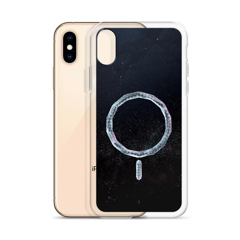 Load image into Gallery viewer, Star Dust Wireless Charging Flexible Clear iPhone Case Bump Resistant Corners CREATIVETECH