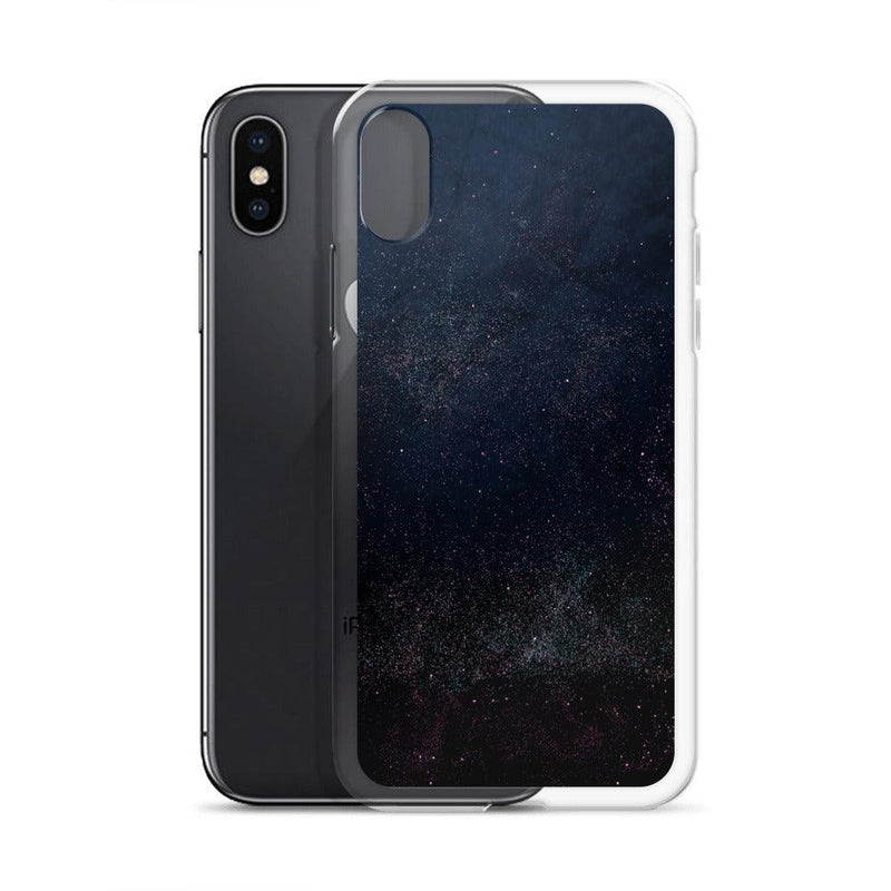 Load image into Gallery viewer, Space Star Dust Flexible Clear iPhone Case Bump Resistant Corners CREATIVETECH