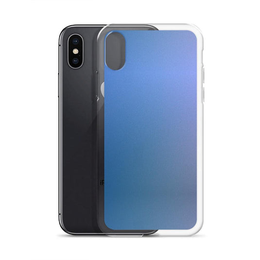 Screen Blue Violet Colorful Flexible Clear iPhone Case Bump Resistant Corners CREATIVETECH
