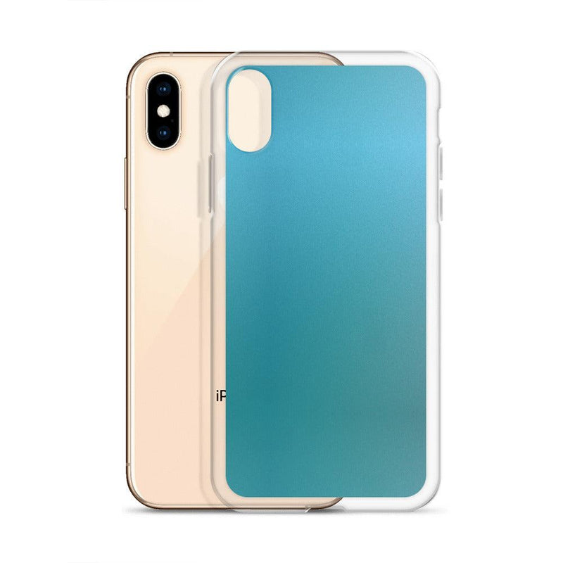 Load image into Gallery viewer, Ocean Blue Green Colorful Flexible Clear iPhone Case Bump Resistant Corners CREATIVETECH