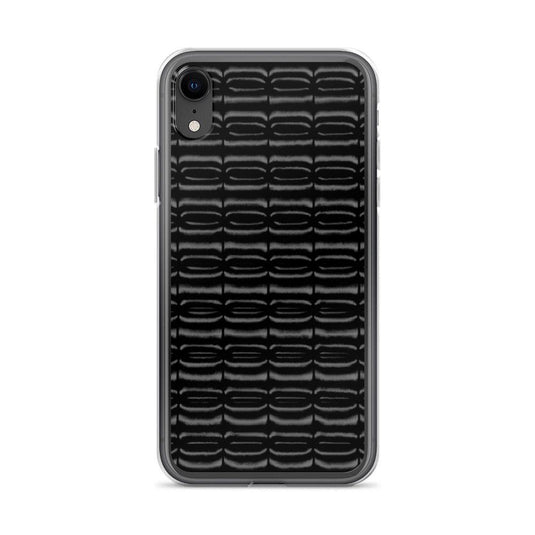 Industrial Carbon Graphite Black Flexible Clear iPhone Case Bump Resistant Corners CREATIVETECH