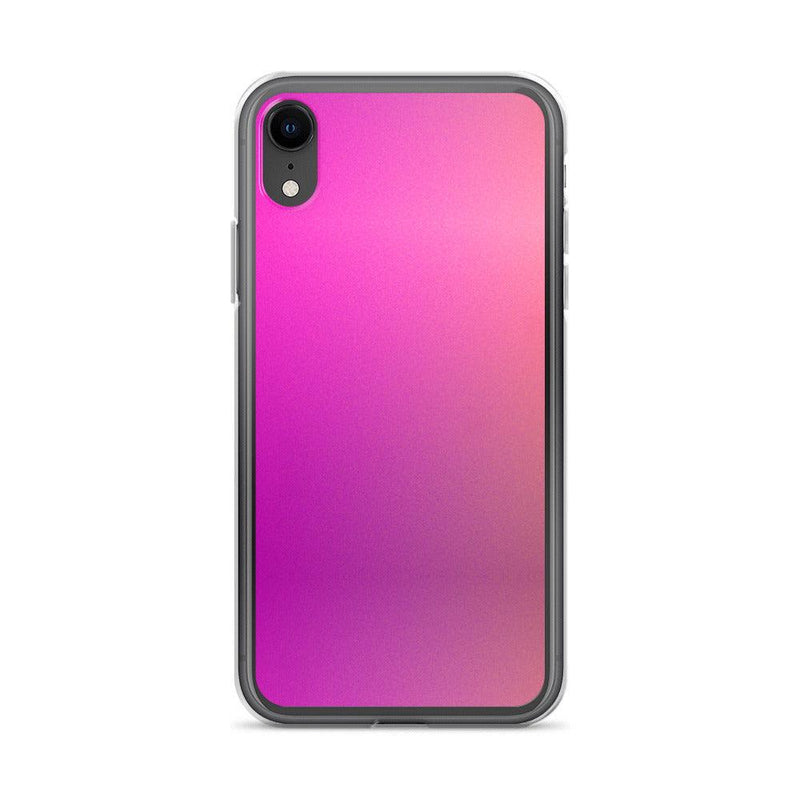 Load image into Gallery viewer, Pink Orange Gradient Colorful Flexible Clear iPhone Case Bump Resistant Corners CREATIVETECH