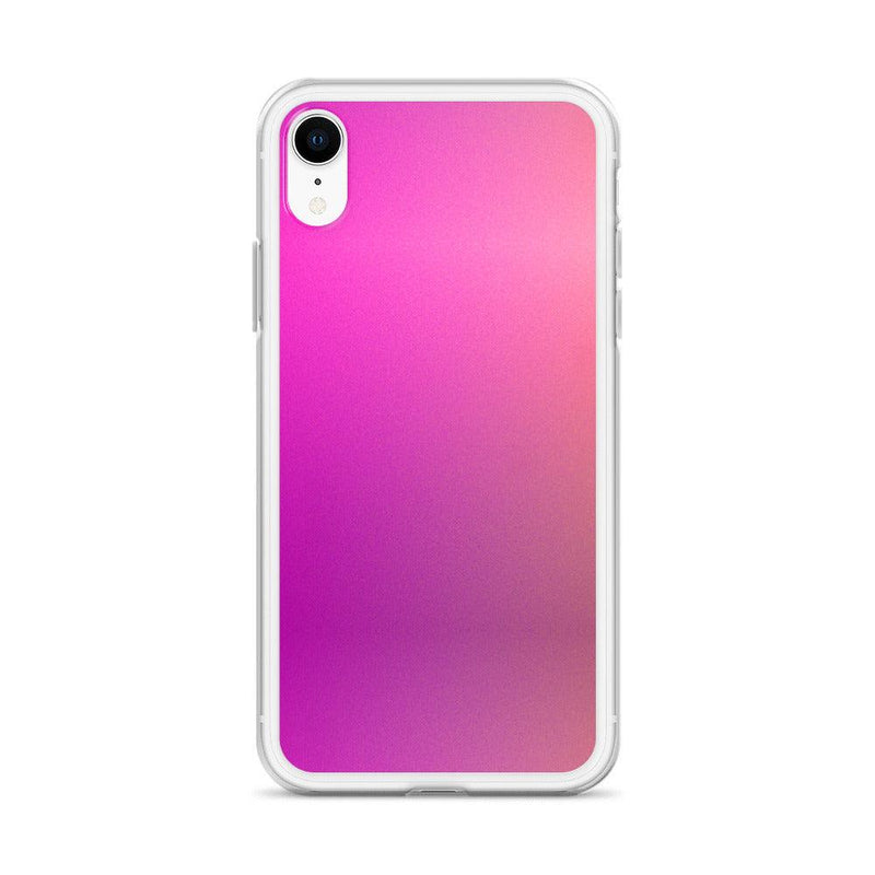 Load image into Gallery viewer, Pink Orange Gradient Colorful Flexible Clear iPhone Case Bump Resistant Corners CREATIVETECH