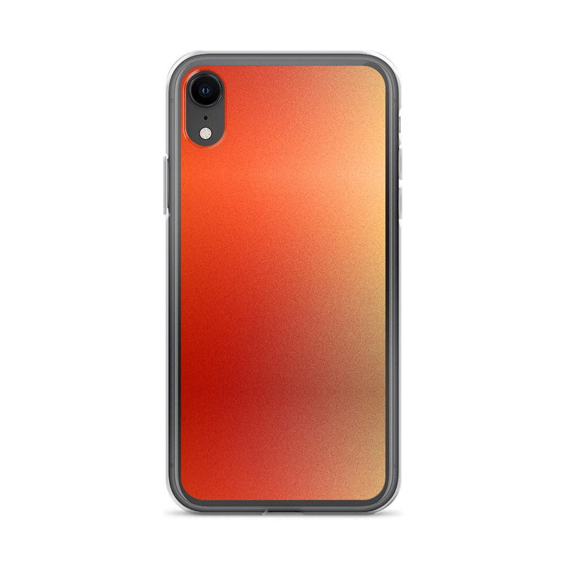 Load image into Gallery viewer, Intensive Orange Red Gradient Colorful Flexible Clear iPhone Case Bump Resistant Corners CREATIVETECH