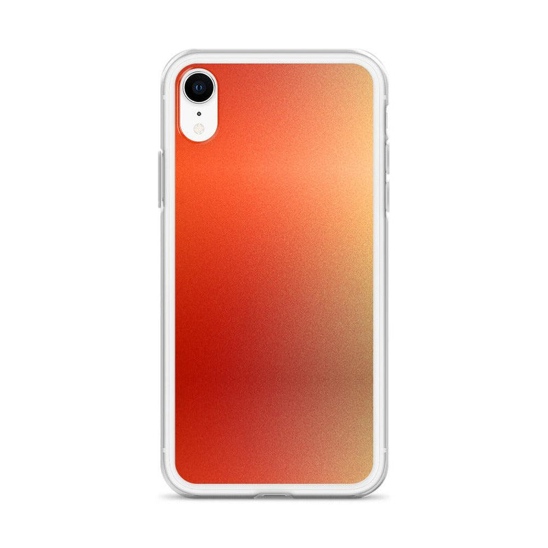 Load image into Gallery viewer, Intensive Orange Red Gradient Colorful Flexible Clear iPhone Case Bump Resistant Corners CREATIVETECH