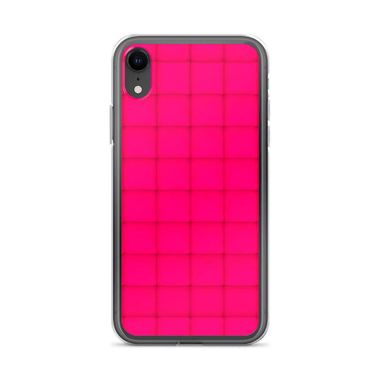 Squishy Pink Red Cubic Colorful Flexible Clear iPhone Case Bump Resistant Corners CREATIVETECH