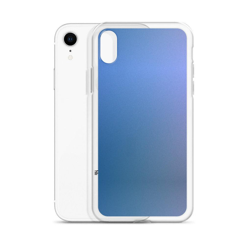 Load image into Gallery viewer, Screen Blue Violet Colorful Flexible Clear iPhone Case Bump Resistant Corners CREATIVETECH