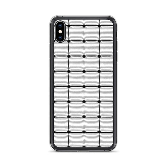 Silver Metal Cubes Flexible Clear iPhone Case Bump Resistant Corners CREATIVETECH
