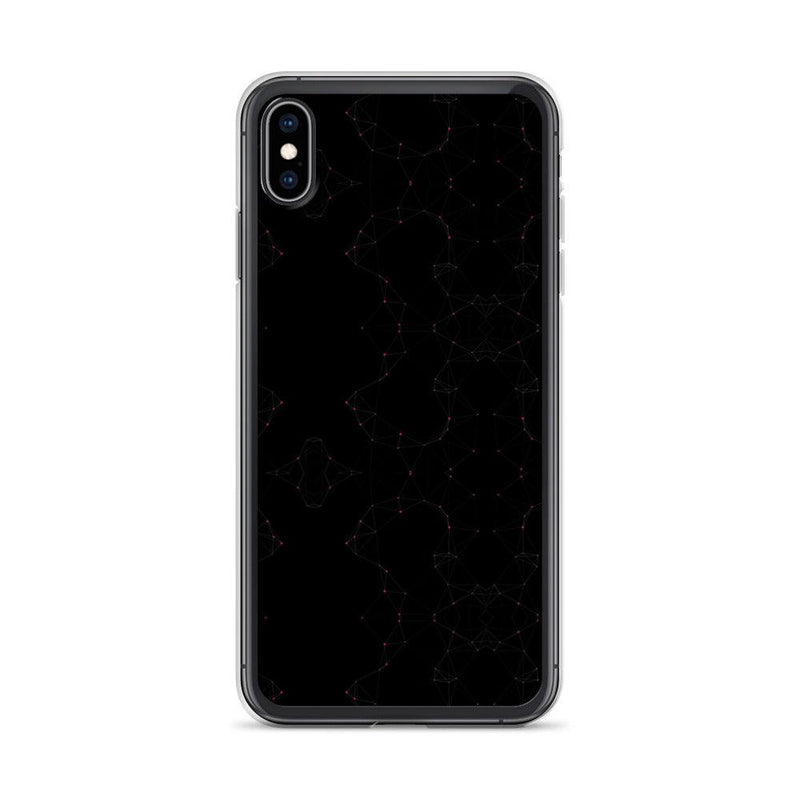 Load image into Gallery viewer, Black Pink Cyber Polygon Flexible Clear iPhone Case Bump Resistant Corners CREATIVETECH