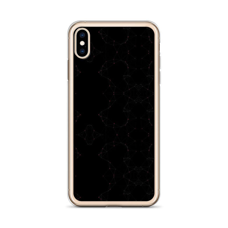 Load image into Gallery viewer, Black Pink Cyber Polygon Flexible Clear iPhone Case Bump Resistant Corners CREATIVETECH