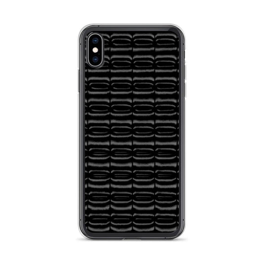 Industrial Carbon Graphite Black Flexible Clear iPhone Case Bump Resistant Corners CREATIVETECH