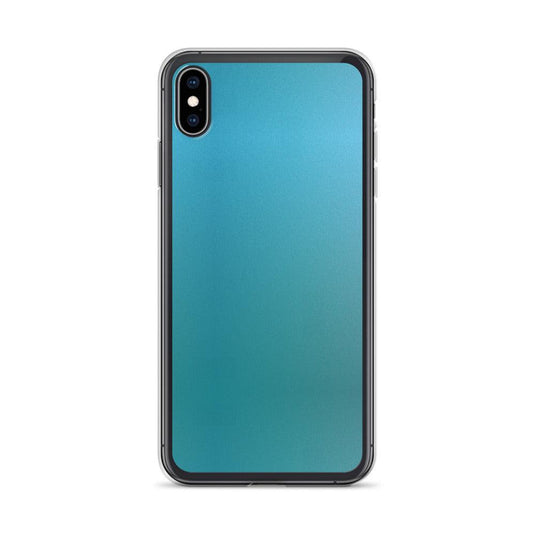 Ocean Blue Green Colorful Flexible Clear iPhone Case Bump Resistant Corners CREATIVETECH