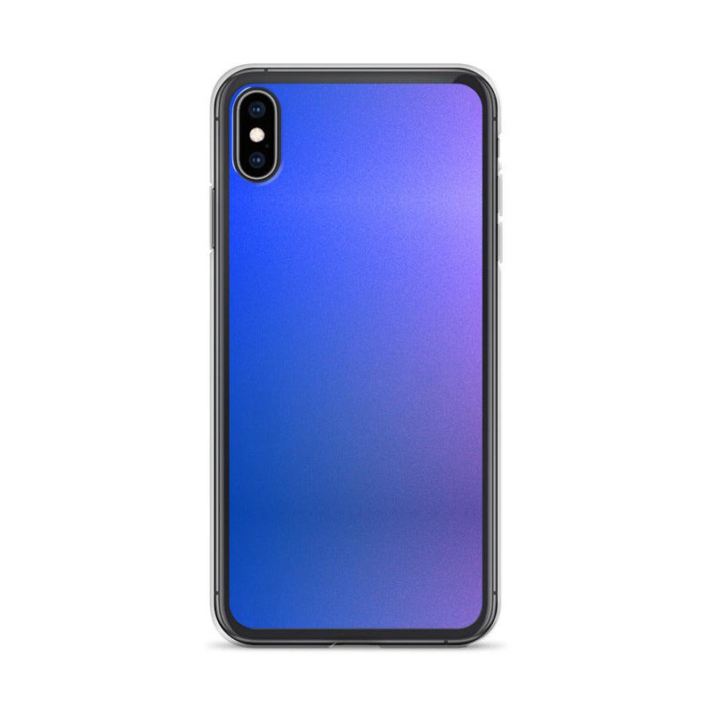 Load image into Gallery viewer, Intensive Blue Violet Gradient Colorful Flexible Clear iPhone Case Bump Resistant Corners CREATIVETECH