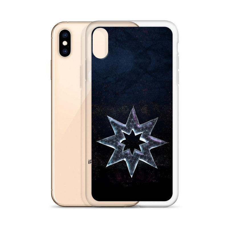 Load image into Gallery viewer, Mason Star Space Dust Flexible Clear iPhone Case Bump Resistant Corners CREATIVETECH