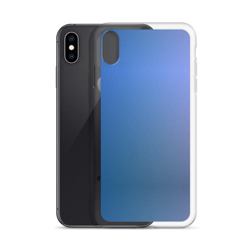Load image into Gallery viewer, Screen Blue Violet Colorful Flexible Clear iPhone Case Bump Resistant Corners CREATIVETECH