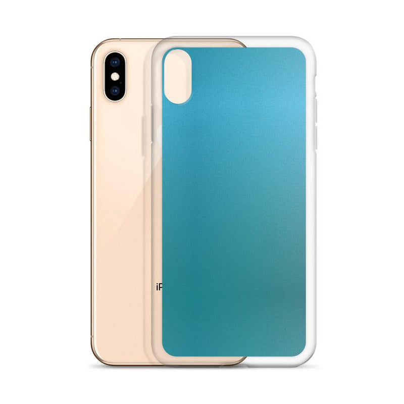 Load image into Gallery viewer, Ocean Blue Green Colorful Flexible Clear iPhone Case Bump Resistant Corners CREATIVETECH
