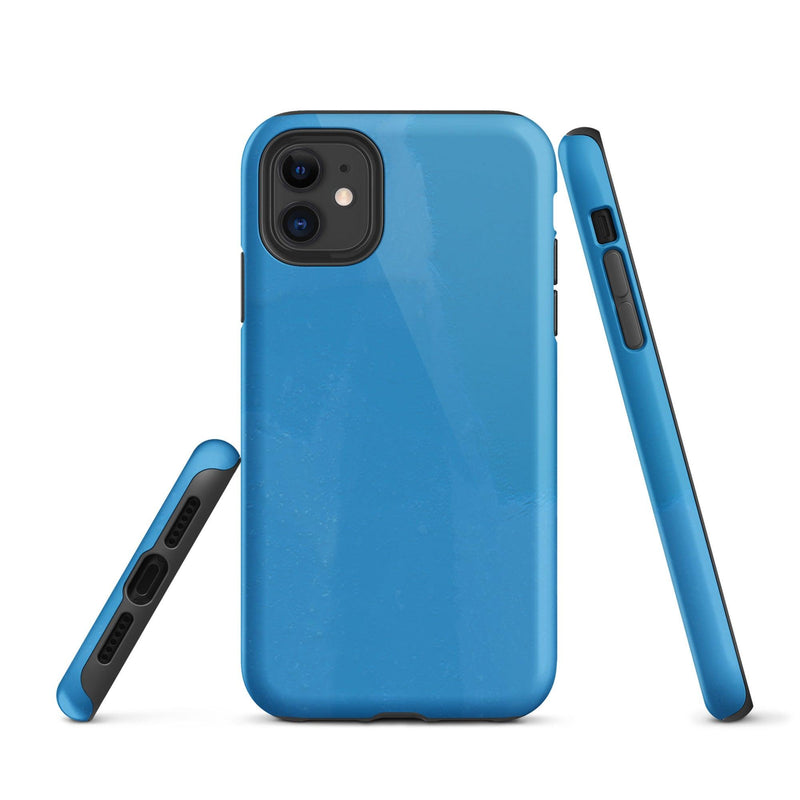 Load image into Gallery viewer, Creative Paint Colorful Hardshell Blue iPhone Case Double Layer Impact Resistant Tough 3D Wrap CREATIVETECH