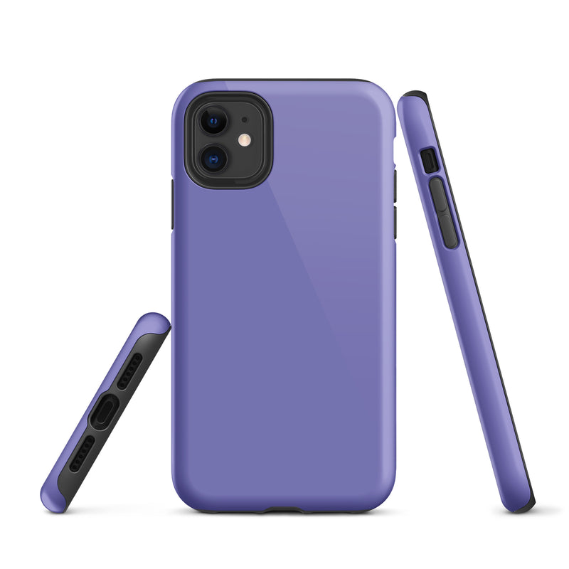 Load image into Gallery viewer, Moody Blue iPhone Case Hardshell 3D Wrap Thermal Plain Color CREATIVETECH