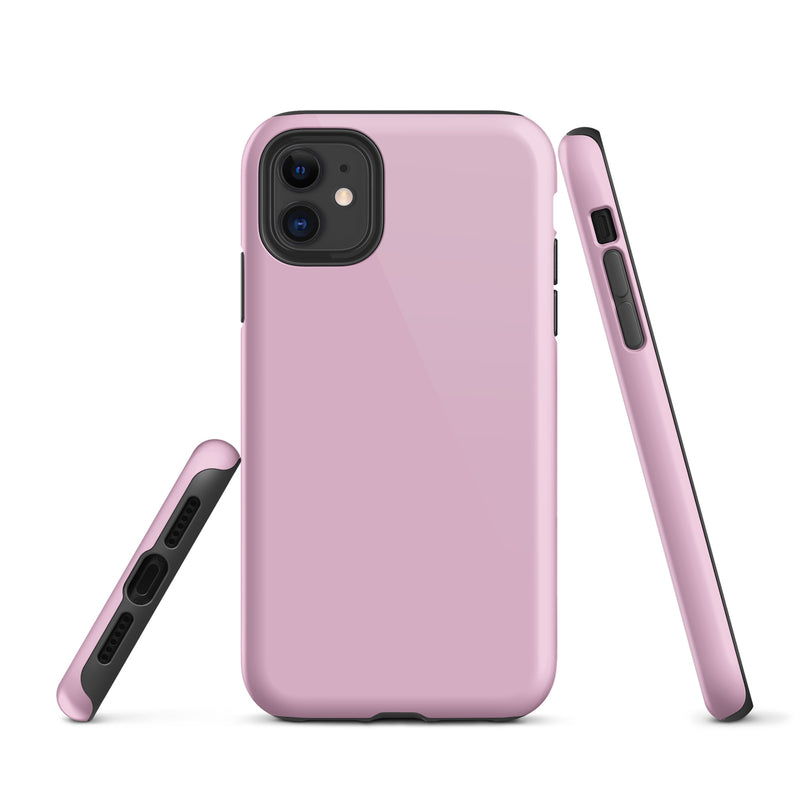 Load image into Gallery viewer, Twilight Pink iPhone Case Hardshell 3D Wrap Thermal Plain Color CREATIVETECH