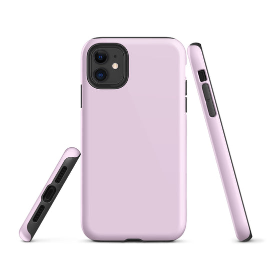 Selago Pink iPhone Case Hardshell 3D Wrap Thermal Plain Color CREATIVETECH