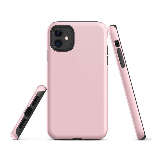 Flamingo Pink iPhone Case Hardshell 3D Wrap Thermal Plain Color CREATIVETECH