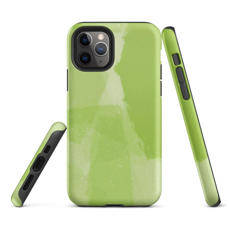 Load image into Gallery viewer, Creative Paint Green Colorful Hardshell iPhone Case Double Layer Impact Resistant Tough 3D Wrap CREATIVETECH
