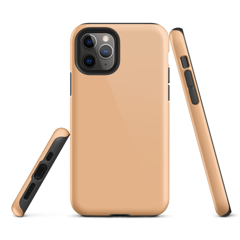 Load image into Gallery viewer, Romantic Orange iPhone Case Hardshell 3D Wrap Thermal Plain Color CREATIVETECH