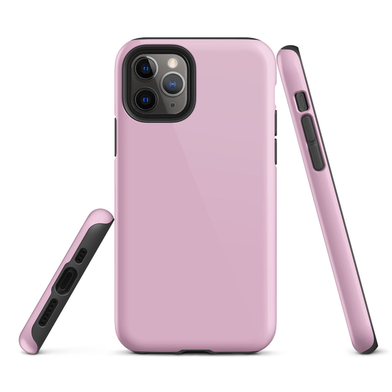 Load image into Gallery viewer, Twilight Pink iPhone Case Hardshell 3D Wrap Thermal Plain Color CREATIVETECH