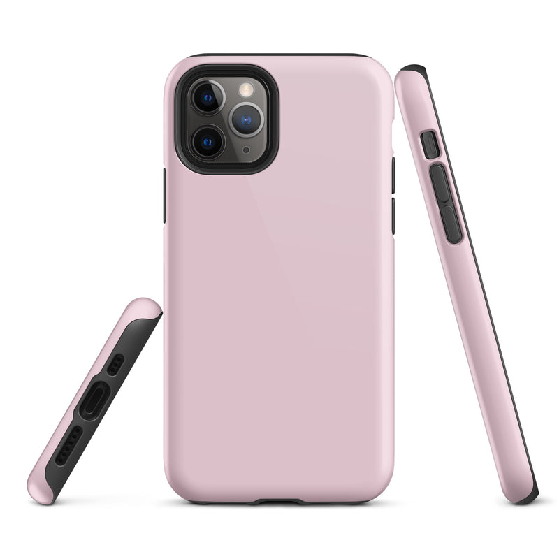 Load image into Gallery viewer, Lace Pink iPhone Case Hardshell 3D Wrap Thermal Plain Color CREATIVETECH