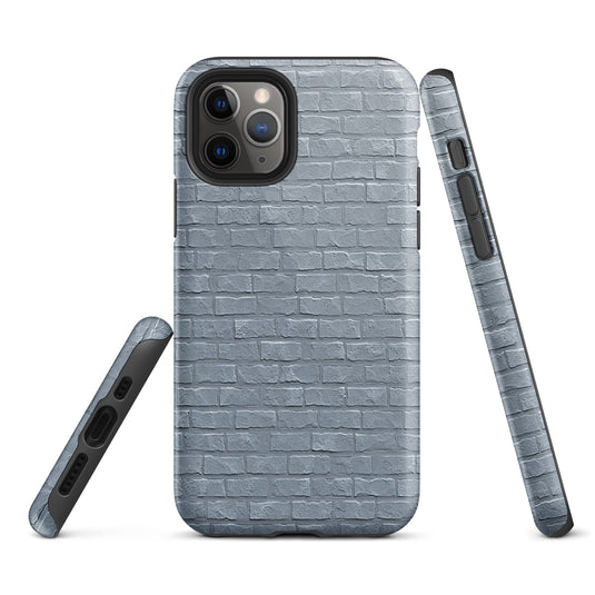 White Grey Brick Stone Phone Case Hardshell 3D Wrap Thermal CREATIVETECH