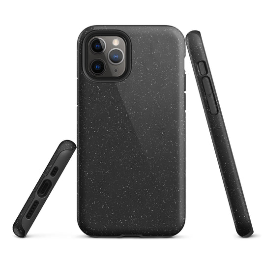 Speckled Black iPhone Case Hardshell 3D Wrap Thermal CREATIVETECH