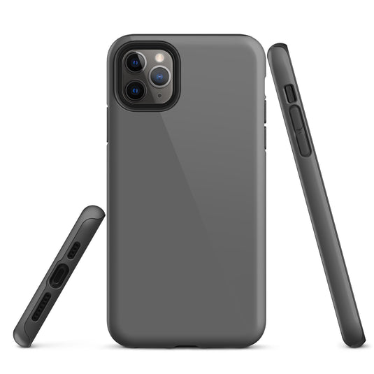 Zambezi Grey iPhone Case Hardshell 3D Wrap Thermal Plain Color CREATIVETECH