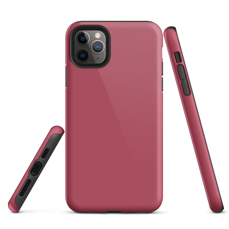 Load image into Gallery viewer, Hippie Pink iPhone Case Hardshell 3D Wrap Thermal Plain Color CREATIVETECH