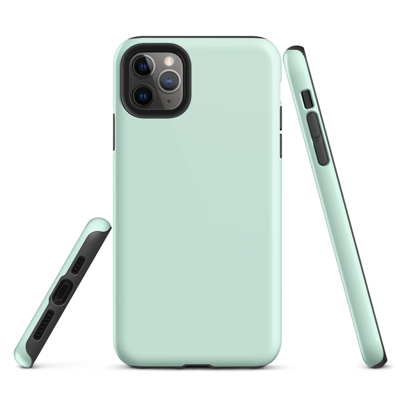 Load image into Gallery viewer, Humming Bird Green iPhone Case Hardshell 3D Wrap Thermal Plain Color CREATIVETECH