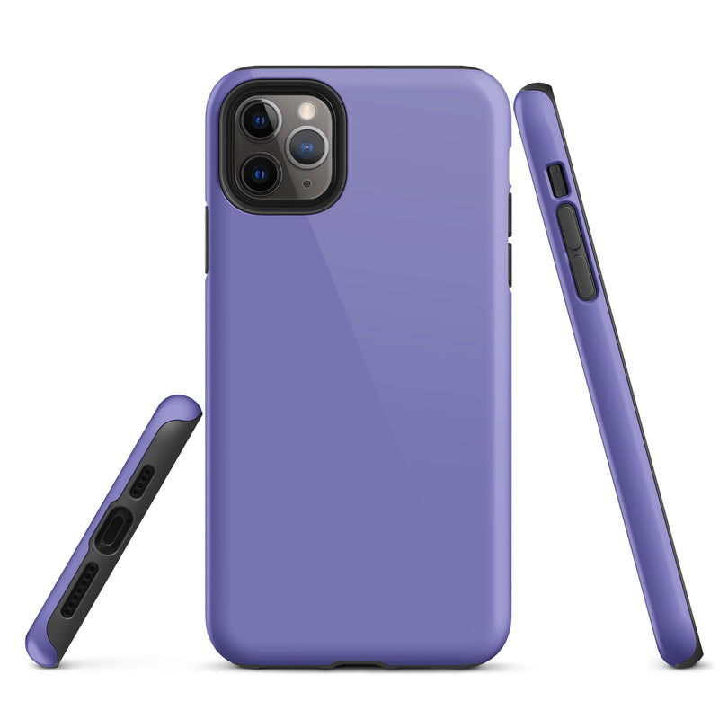 Load image into Gallery viewer, Moody Blue iPhone Case Hardshell 3D Wrap Thermal Plain Color CREATIVETECH