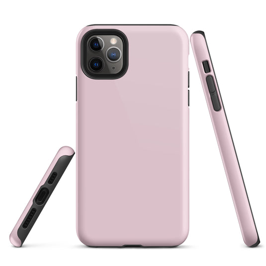 Lace Pink iPhone Case Hardshell 3D Wrap Thermal Plain Color CREATIVETECH
