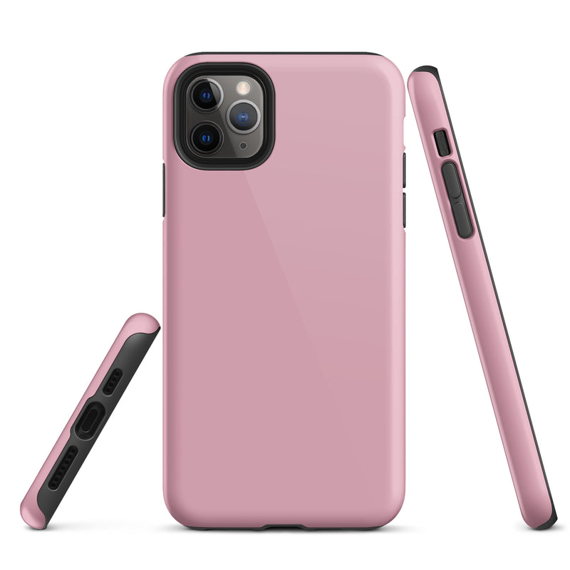 Load image into Gallery viewer, Melanie Pink iPhone Case Hardshell 3D Wrap Thermal Plain Color CREATIVETECH