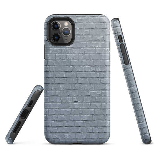 White Grey Brick Stone Phone Case Hardshell 3D Wrap Thermal CREATIVETECH