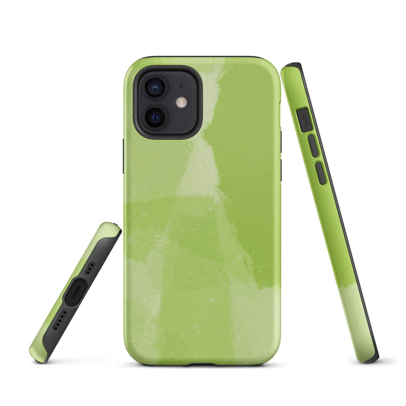 Load image into Gallery viewer, Creative Paint Green Colorful Hardshell iPhone Case Double Layer Impact Resistant Tough 3D Wrap CREATIVETECH
