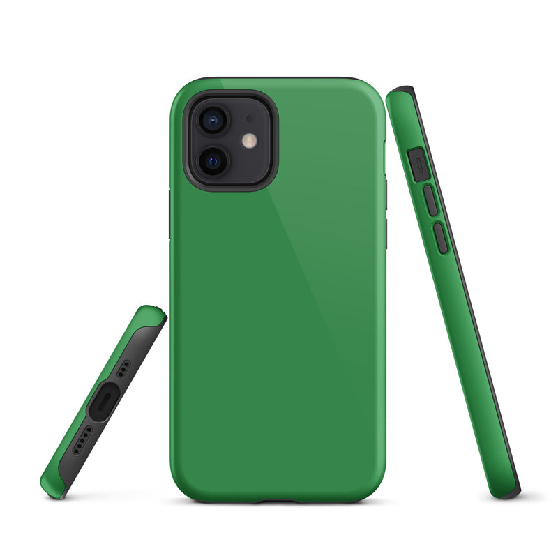 Load image into Gallery viewer, Sea Green iPhone Case Hardshell 3D Wrap Thermal Plain Color CREATIVETECH