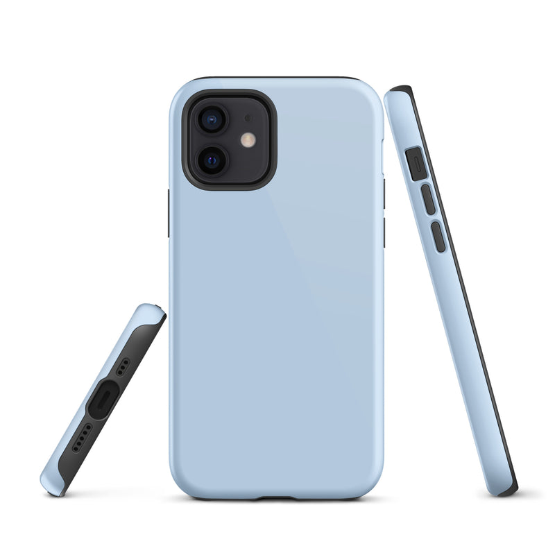 Load image into Gallery viewer, Pattens Blue iPhone Case Hardshell 3D Wrap Thermal Plain Color CREATIVETECH