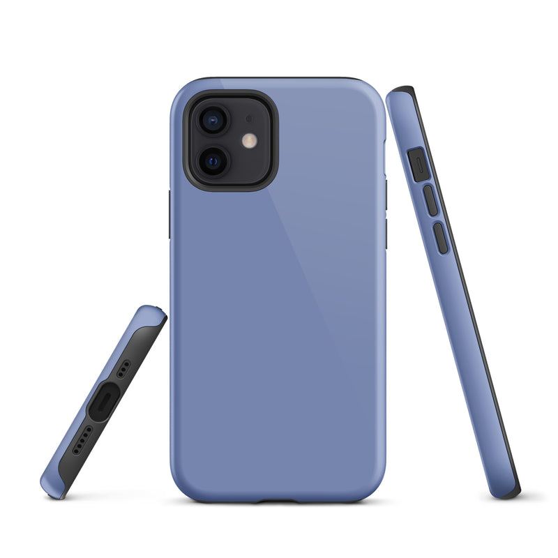 Load image into Gallery viewer, Wild Blue iPhone Case Hardshell 3D Wrap Thermal Plain Color CREATIVETECH