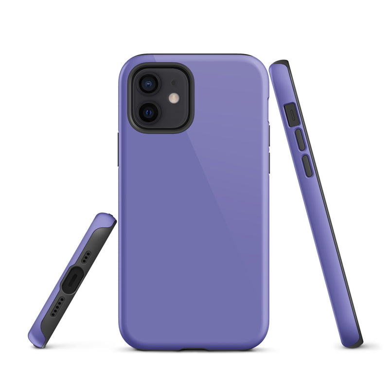 Load image into Gallery viewer, Moody Blue iPhone Case Hardshell 3D Wrap Thermal Plain Color CREATIVETECH