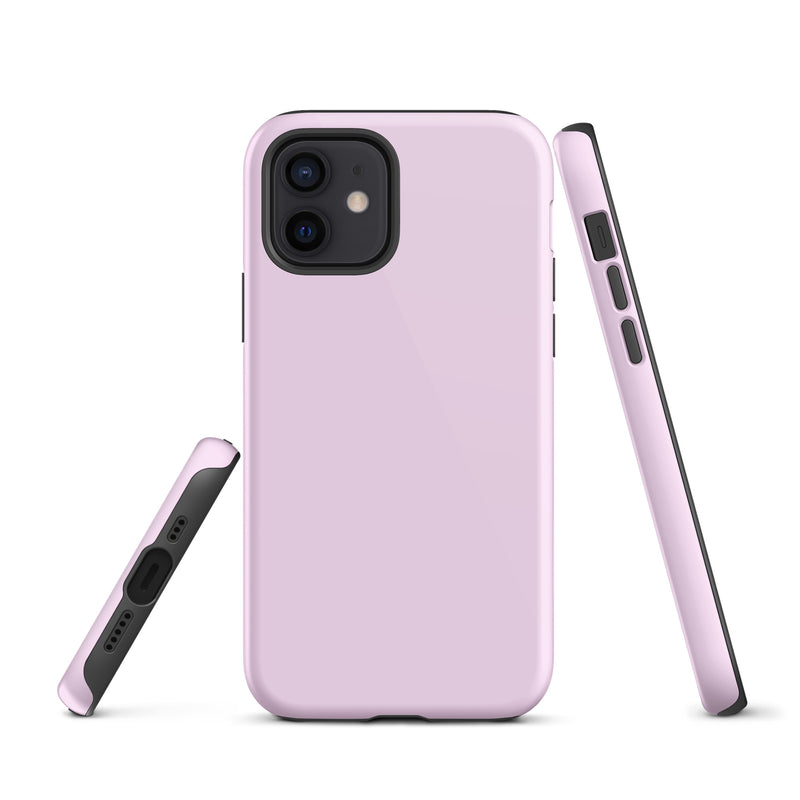 Load image into Gallery viewer, Selago Pink iPhone Case Hardshell 3D Wrap Thermal Plain Color CREATIVETECH
