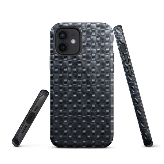 Subway Dark Metal iPhone Case Hardshell 3D Wrap Thermal Plain Color CREATIVETECH
